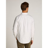 Tommy Hilfiger Heritage Oxford Fine Stripe Shirt In Ivory