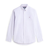 Tommy Hilfiger Heritage Oxford Stripe Shirt In Royal Blue/White