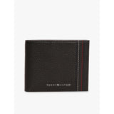 Tommy Hilfiger Leather Bifold Credit Card Wallet Black