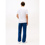Tommy Hilfiger Logo Embroidery T-Shirt In White
