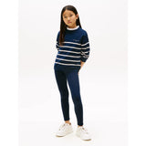 Tommy Hilfiger Logo Full Length Leggings Dark Blue