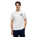 Tommy Hilfiger Logo Graphic Jersey Crew Neck T-Shirt In White