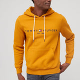 Tommy Hilfiger Logo Hoody in Gold