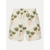Tommy Hilfiger Medium Drawstring Swim Trunk In Palm Beige