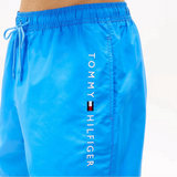 Tommy Hilfiger Original Drawstring Mid Length Swim Shorts In Blue