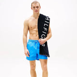 Tommy Hilfiger Original Drawstring Mid Length Swim Shorts In Blue