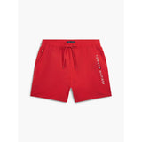 Tommy Hilfiger Original Logo Mid Length Swim Shorts Medium Red
