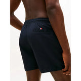 Tommy Hilfiger Original Logo Mid Length Swim Shorts Navy Blue