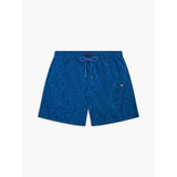 Tommy Hilfiger Original Print Mid Length Swim Shorts Palm Leaf Aegean Sea