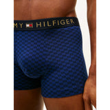 Tommy Hilfiger Original Trunks And Socks Gift Set In Navy Tonal Flag/Desert Sky