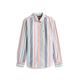 Tommy Hilfiger Oxford Regatta Stripe Shirt In Multi Stripe