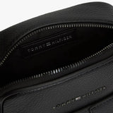 Tommy Hilfiger Pebble Grain Crossbody Reporter Bag Black