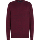 Tommy Hilfiger Pima Cotton Cashmere Sweater in Rouge/Desert Sky Mouline