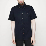 Tommy Hilfiger Poplin Short Sleeve Shirt Desert Sky