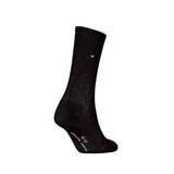 Tommy Hilfiger Premium Women's Rolltop Wool Socks In Black