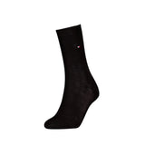 Tommy Hilfiger Premium Women's Rolltop Wool Socks In Black
