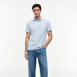 Tommy Hilfiger Regular Cotton Polo Shirt in Breezy Blue