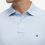 Tommy Hilfiger Regular Cotton Polo Shirt in Breezy Blue