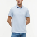 Tommy Hilfiger Regular Cotton Polo Shirt in Breezy Blue