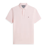 Tommy Hilfiger Regular Cotton Polo Shirt in Pink Lily