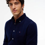 Tommy Hilfiger Regular Fit Fine Corduroy Shirt In Imperial Navy