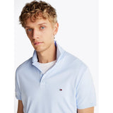 Tommy Hilfiger Regular Fit Interlock Knit Polo Shirt In Sweet Blue