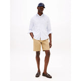 Tommy Hilfiger Regular Fit Stripe Oxford Shirt In Cloudy Blue/White