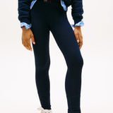 Tommy Hilfiger Rhine Stone Legging Full Length Dark Night Navy