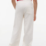 Tommy Hilfiger Rhinestone Sweat Pant In Ancient White