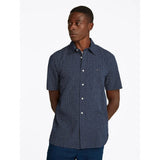 Tommy Hilfiger Shirt Seersucker Printed In Night Sky
