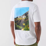 Tommy Hilfiger Sign Back Photo Print T-Shirt in White