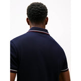Tommy Hilfiger Slim Fit Tipped Polo Shirt In Navy Blue