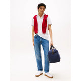 Tommy Hilfiger Slim Fit Tipped Polo Shirt in White