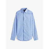 Tommy Hilfiger Smart Casual Slim Fit Check Dobby Shirt In Sweet Blue Multi