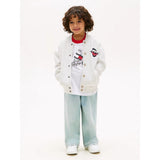 Tommy Hilfiger Snap-Button Basketball Bomber Jacket