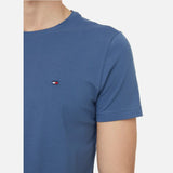 Tommy Hilfiger Stretch Slim Fit Tee in Faed Indigo