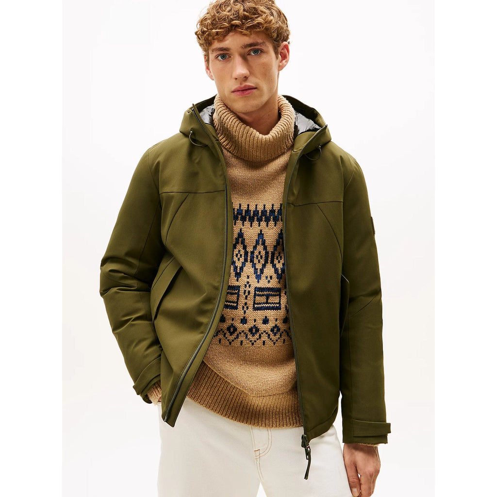 Water Repellent Green Hilfiger Jacket Tommy Hilfiger Tech Water Repellent Thermal Padded Jacket In Hunter Gr