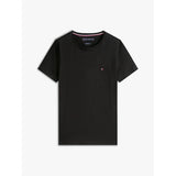 Tommy Hilfiger TH Flex Slim Fit T-Shirt In Black