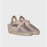 Toni Pons TRITON Vegan Shiny Espadrille In Nude