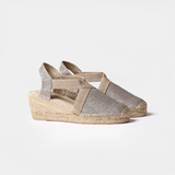 Toni Pons TRITON Shiny Vegan Espadrilles In Platinum