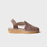 Toni Pons NURIA Wedge Espadrille With Elastic Straps In Taupe