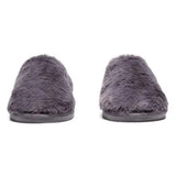 Totes Ariana 100% Recycled Luxury Faux Fur Mule Slipper Ink
