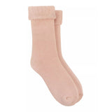 Totes Brushed Thermal Bed Socks In Dusky Pink