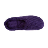 Totes Isotoner Ladies Popcorn Terry Mule Slippers Navy