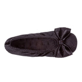 Totes Isotoner Velour Ballet Slippers