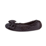 Totes Isotoner Velour Ballet Slippers