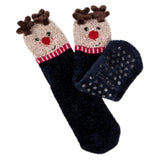 Totes Ladies Novelty Supersoft Socks - Reindeer