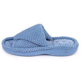 Totes Popcorn Turnover Open Toe Slippers
