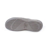 Totes Popcorn Turnover Open Toe Slippers Grey