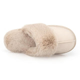 Totes toasties® Ladies Velour Mule Slippers In Natural